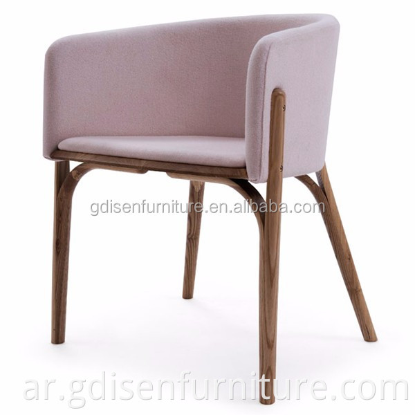 كرسي غرفة الطعام الحديثة خشب الطعام كرسي كرسي النسيج